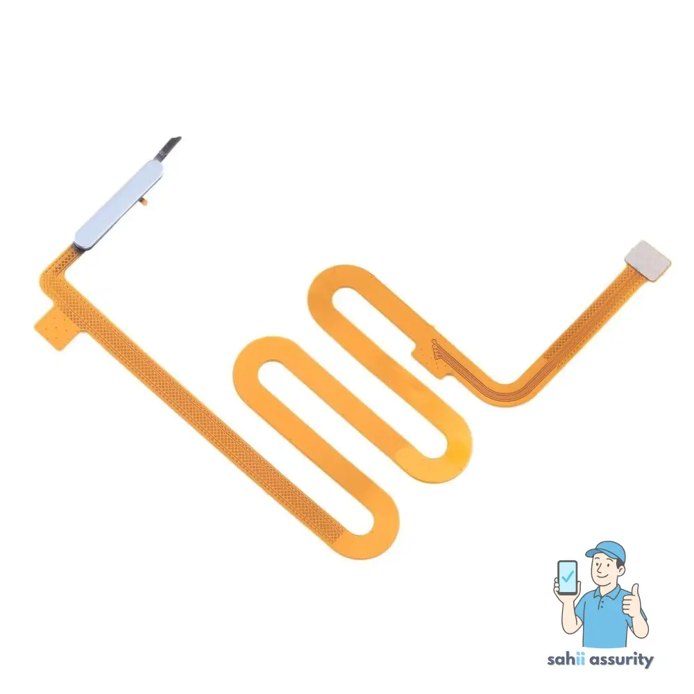 Fingerprint Sensor with Flex Cable for Infinix Note 10 Pro White